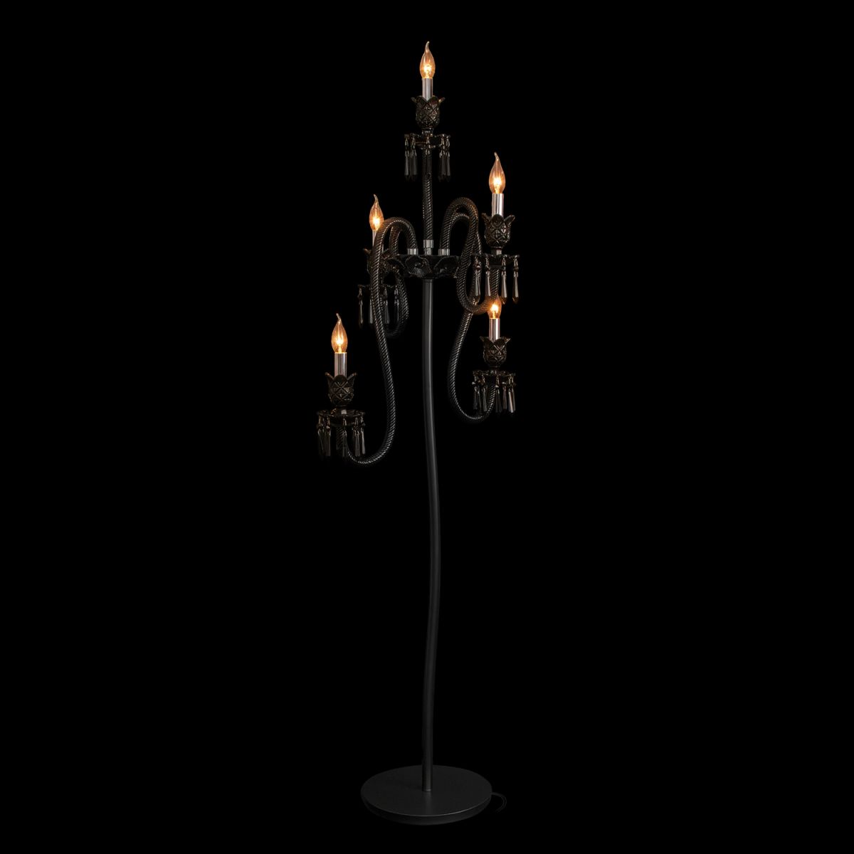 торшер loft it lord 10558f black