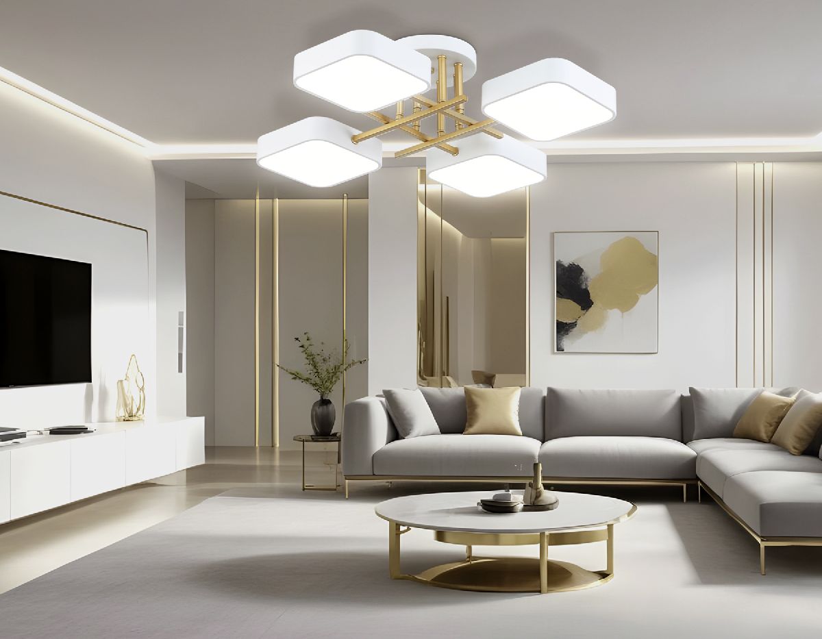 потолочная люстра ambrella light linetech comfort fl516341