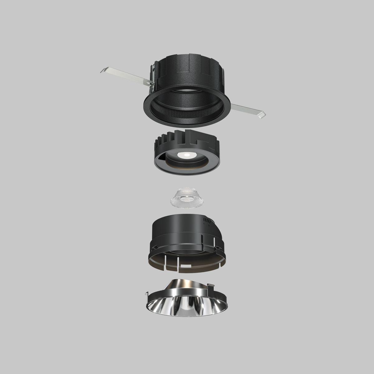 декоративная рамка-отражатель maytoni technical wise ring057-10-ch