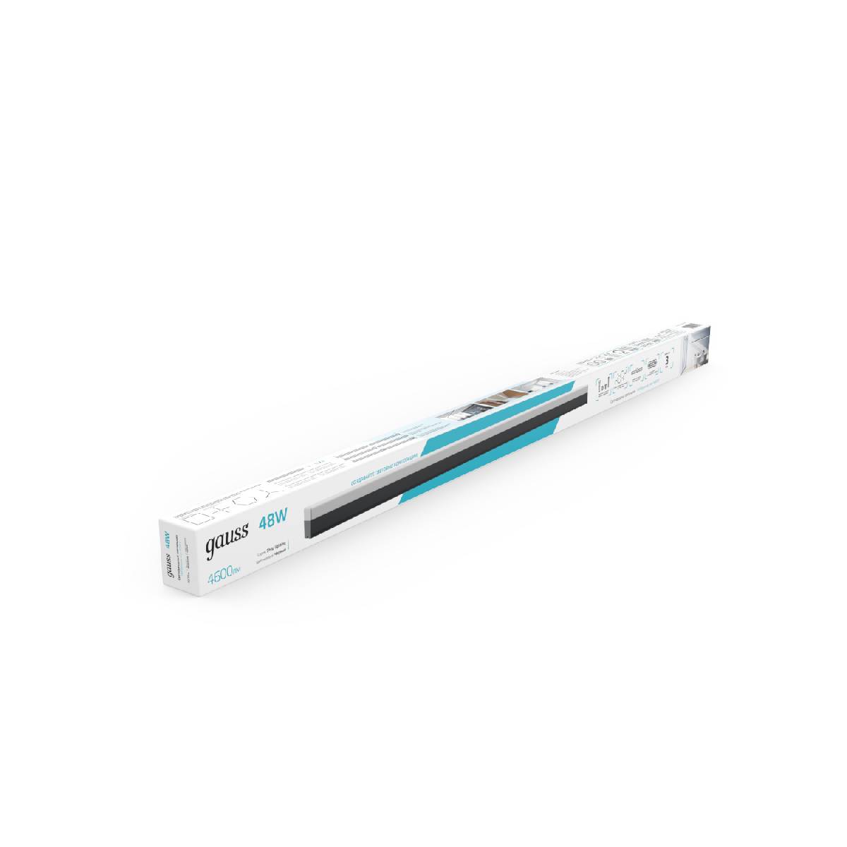 линейный потолочный светильник gauss shop lighting 883625248