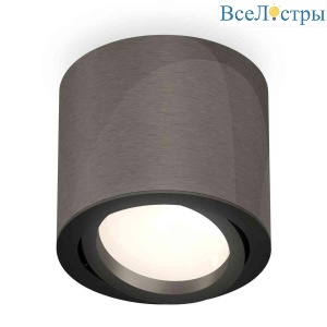 Комплект накладного светильника Ambrella light Techno Spot XS7403001 DCH/PBK черный хром/черный полированный (C7403, N7002)