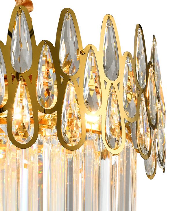 подвесная люстра natali kovaltseva navis 76019/5c gold