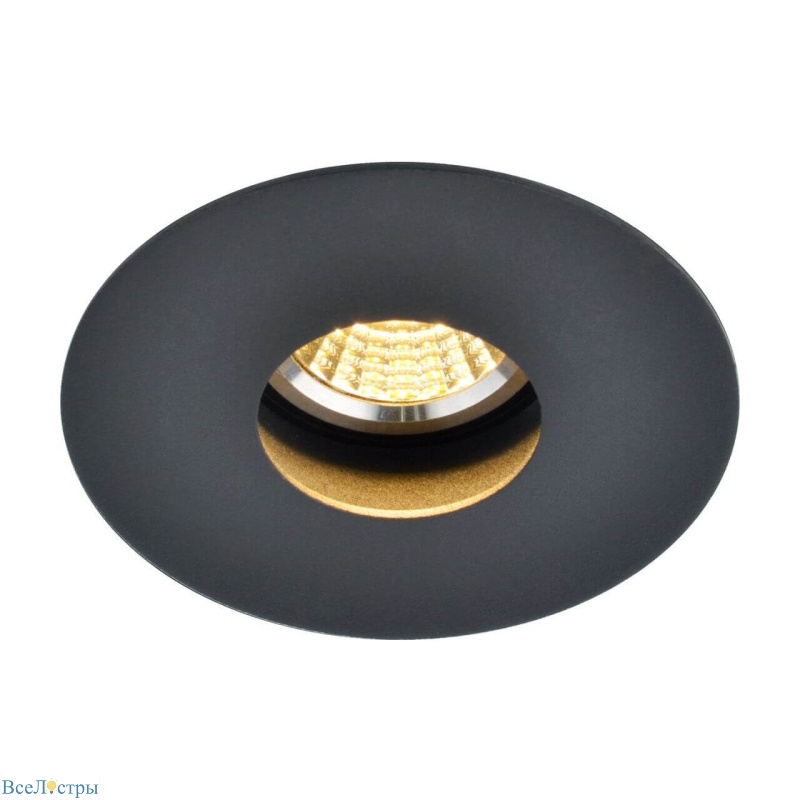 встраиваемый светильник arte lamp a3217pl-1bk