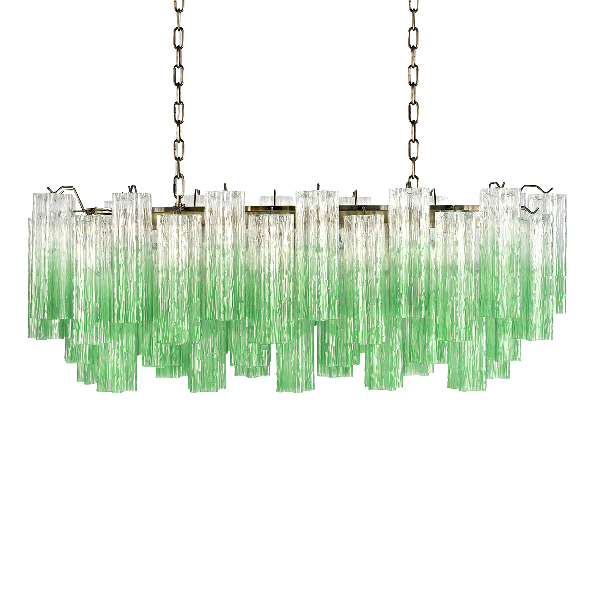 подвесная люстра loft it murano 10580/1000r clear green