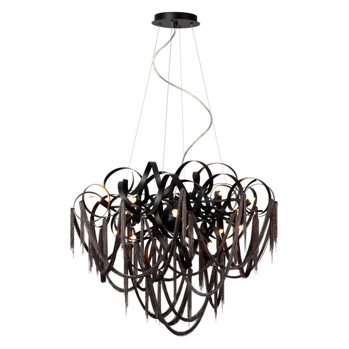 подвесная люстра odeon light chainy 5067/12