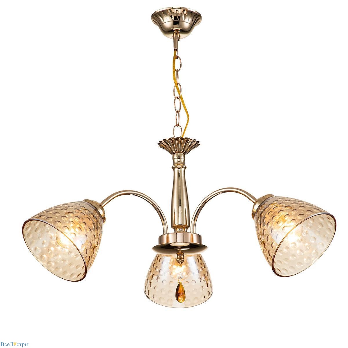 подвесная люстра escada freesia 658/3pl gold