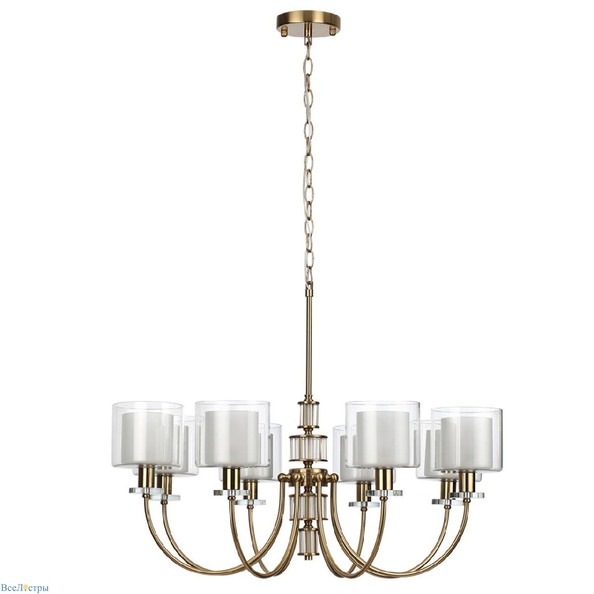 подвесная люстра odeon light saga classic 5088/8