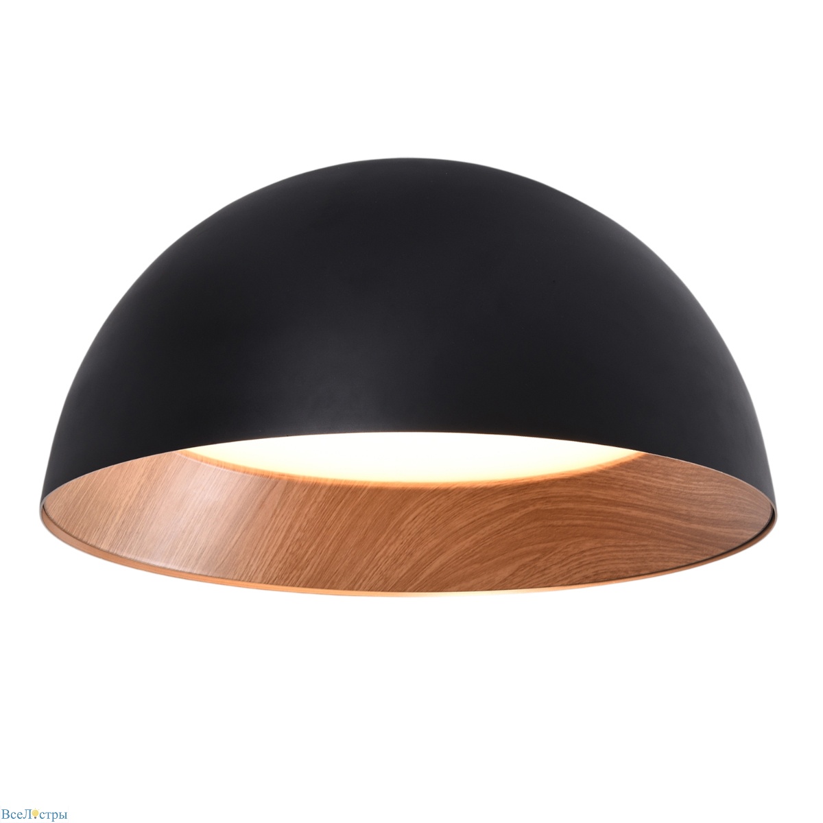 потолочный светильник delight collection c0207-600a black and wood