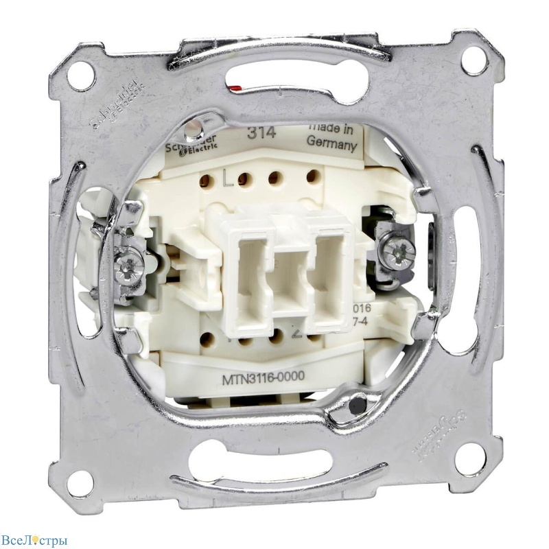 переключатель одноклавишный schneider electric merten antique/artec mtn3116-0000