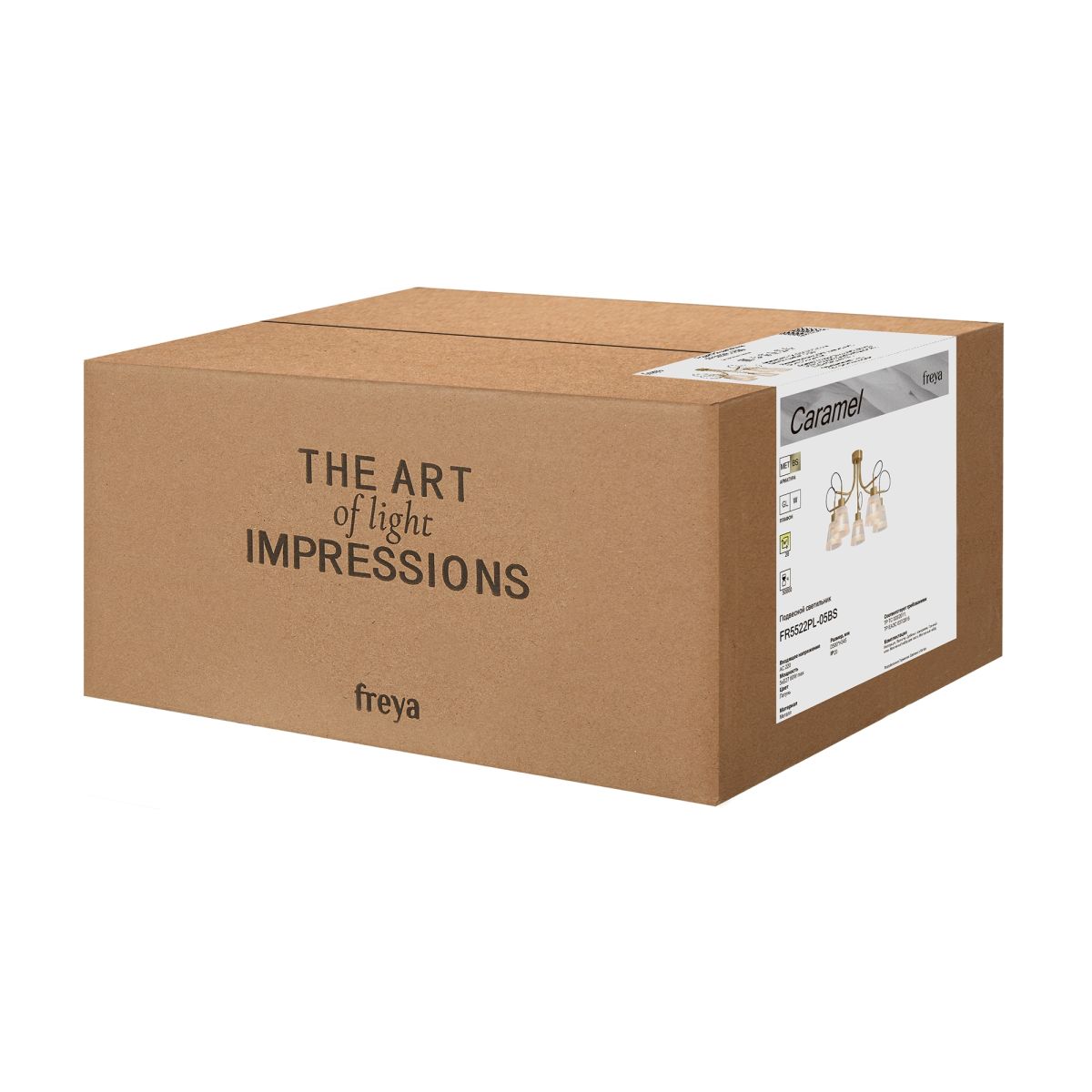 потолочная люстра freya caramel fr5522pl-05bs
