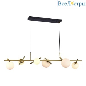 Подвесная люстра iLamp Golden 2134-6L BR+MBK