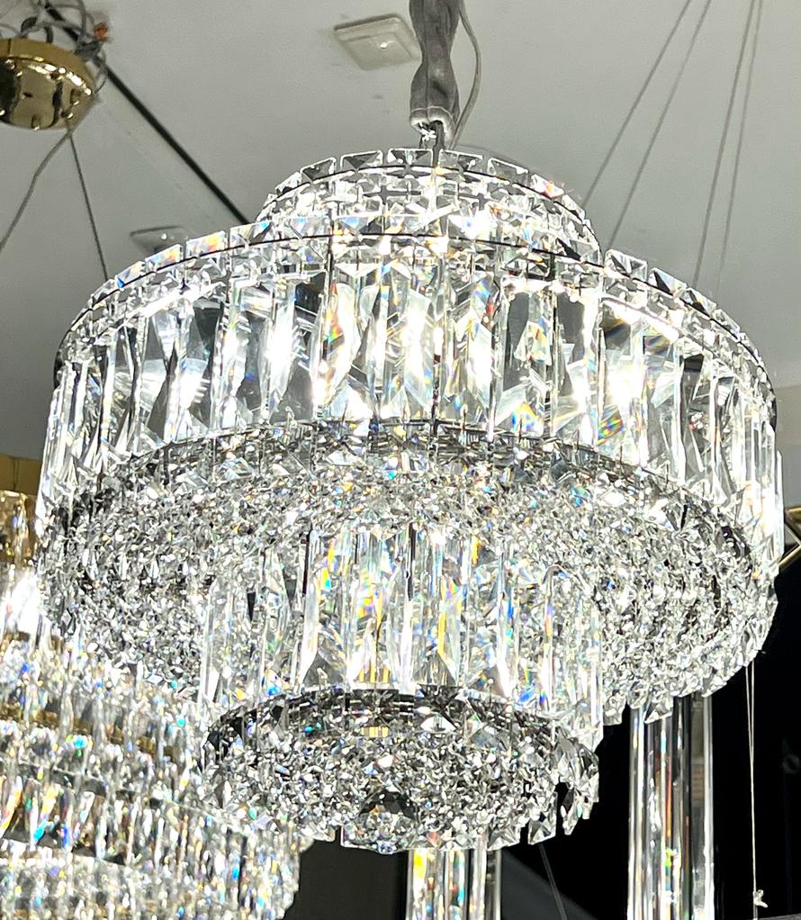 люстра подвесная newport 8450 8458+3/c chrome м0067682