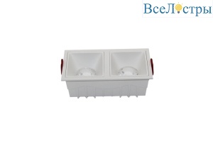 Встраиваемый светильник Maytoni Technical Alfa LED DL043-02-15W4K-D-SQ-W
