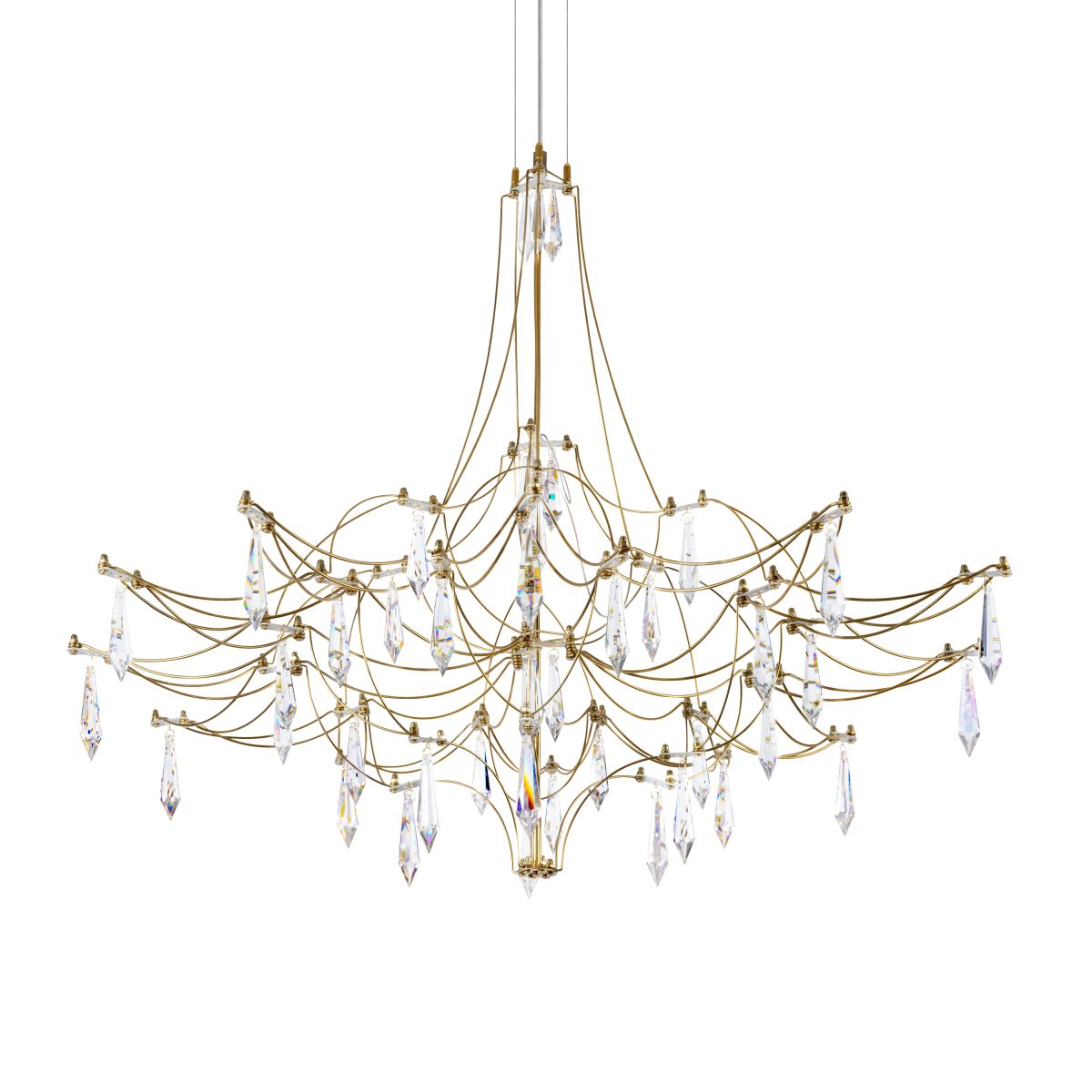 подвесная люстра loft it mira 10588/800 gold asfour