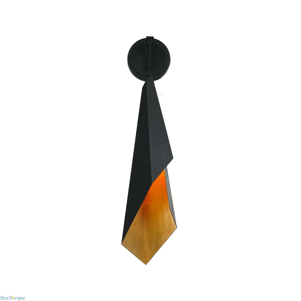 настенный светильник mb2063-1a black/gold md2063 delight collection