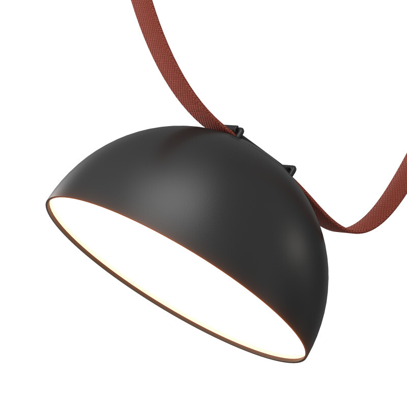 трековый однофазный светильник denkirs belty flow dk5660-bk