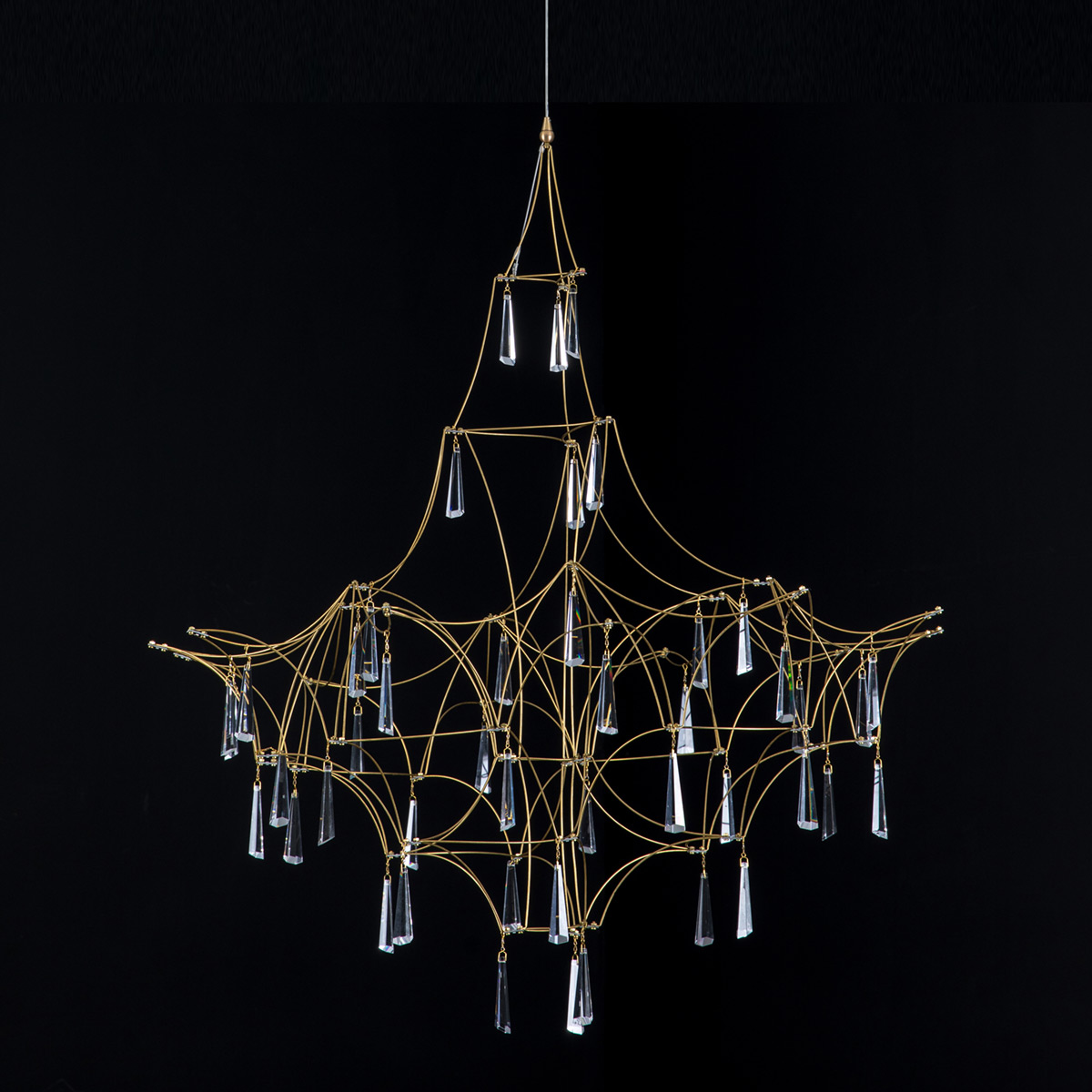 люстра lucciola 1e matt gold delight collection