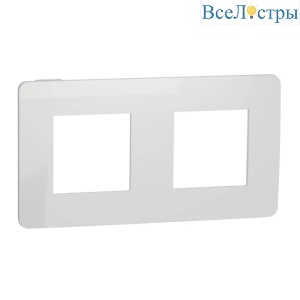 Рамка 2-постовая Schneider Electric Unica New NU280418