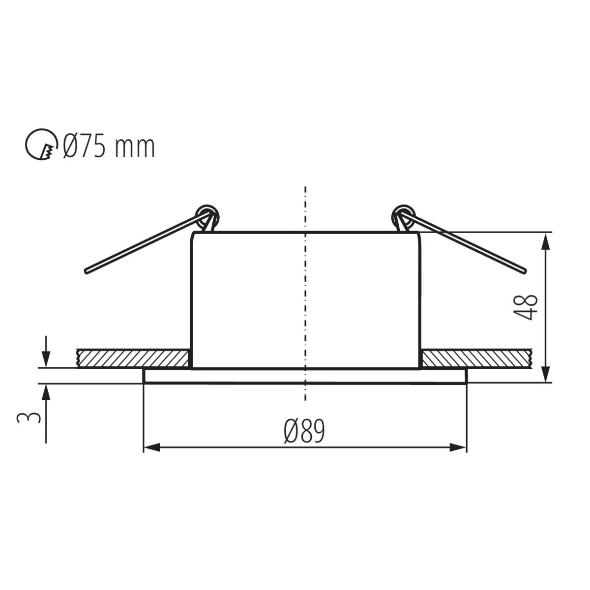 точечный светильник kanlux glozo dso b/b 36223