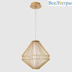 Подвесной светильник Crystal Lux CUADRA SP15W LED GOLD