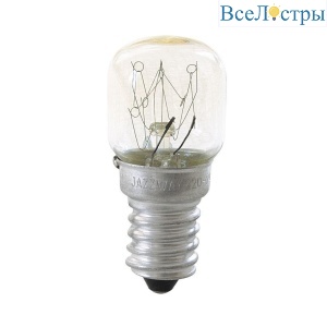Лампа накаливания для духовки Jazzway E14 15W 2700K прозрачная 3329136