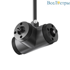 T-образный плоский коннектор с вводом питания Maytoni Shelf CA015TC-P-B
