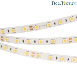 Светодиодная лента Arlight RT-B60-10mm 24V White6000 (14.4 W/m, IP20, 5m) (14.4 Вт/м, IP20) 008829(3)