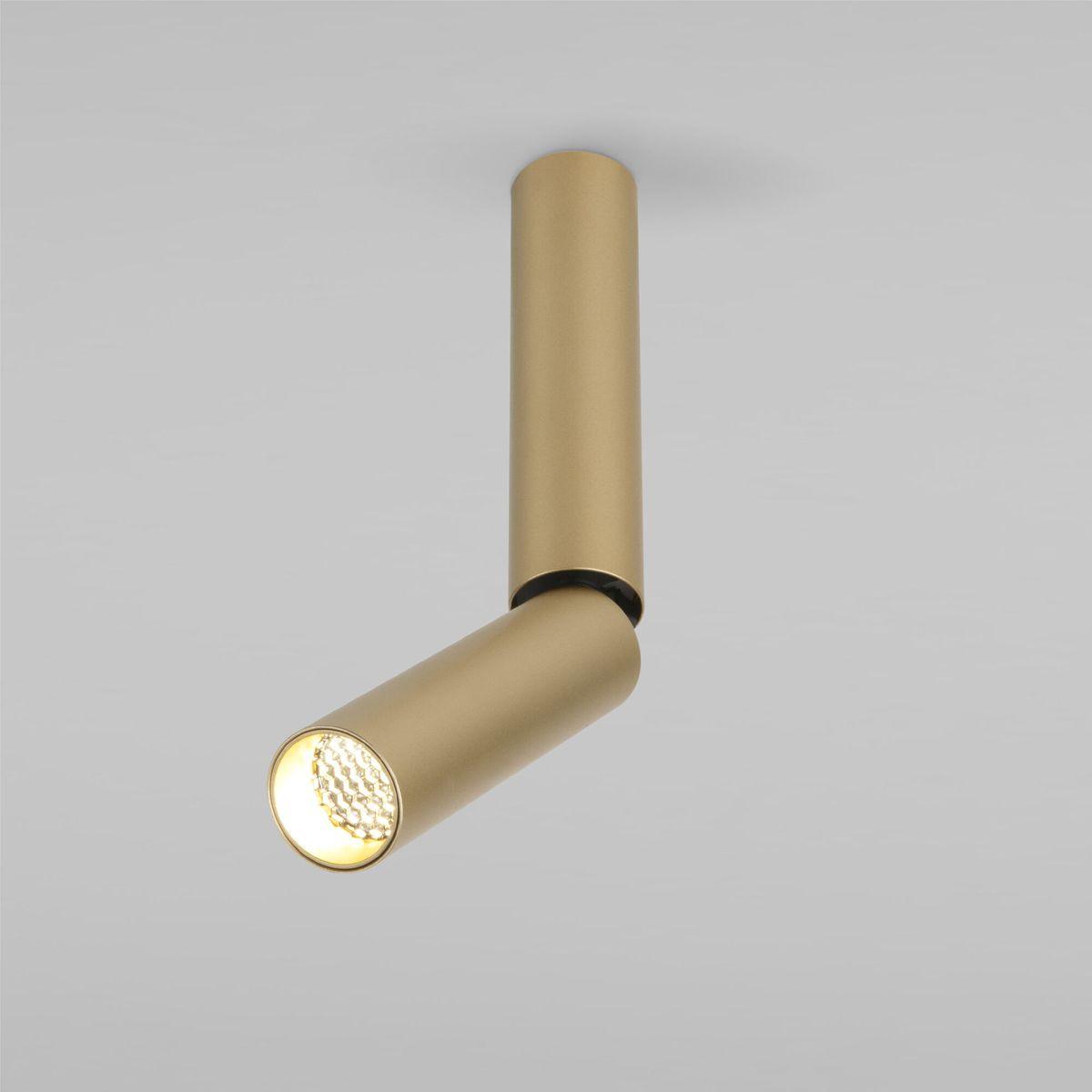 светодиодный спот elektrostandard pika 25029/led золото a061110