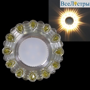 Встраиваемый светильник Reluce 14301-9.0-001LD MR16+LED3W WT/YL