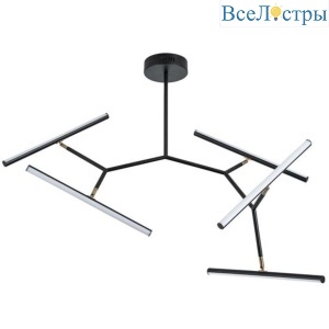 Подвесная светодиодная люстра Arte Lamp Zulu A2170PL-49BK