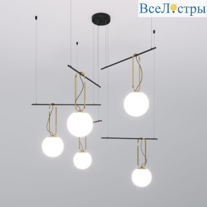 Подвесная люстра Eurosvet Riche 70143/5 черный Smart a060841