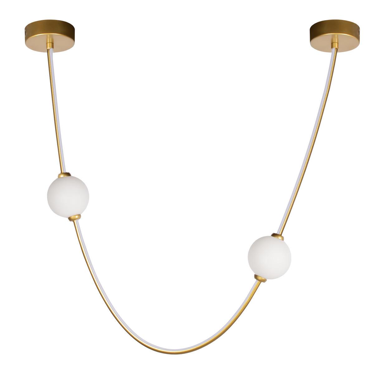 подвесной светодиодный светильник loft it embrace 10242/600 gold