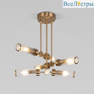 Потолочная люстра Eurosvet Oriens 60166/6 латунь Smart a068071