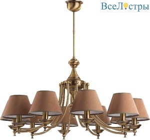 Люстра на штанге Kutek San Marino Lampshade SAN-ZW-10(P/A)CR