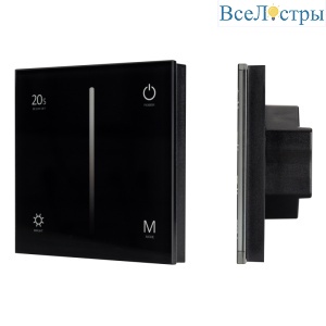 Панель Arlight Smart-P35-Dim-IN Black (230V, 0-10V, Sens, 2.4G) 028113