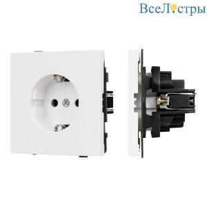 Механизм электрической розетки Arlight SCT-TENDO-MEU1-PL-WH (230V, 16A) 054078