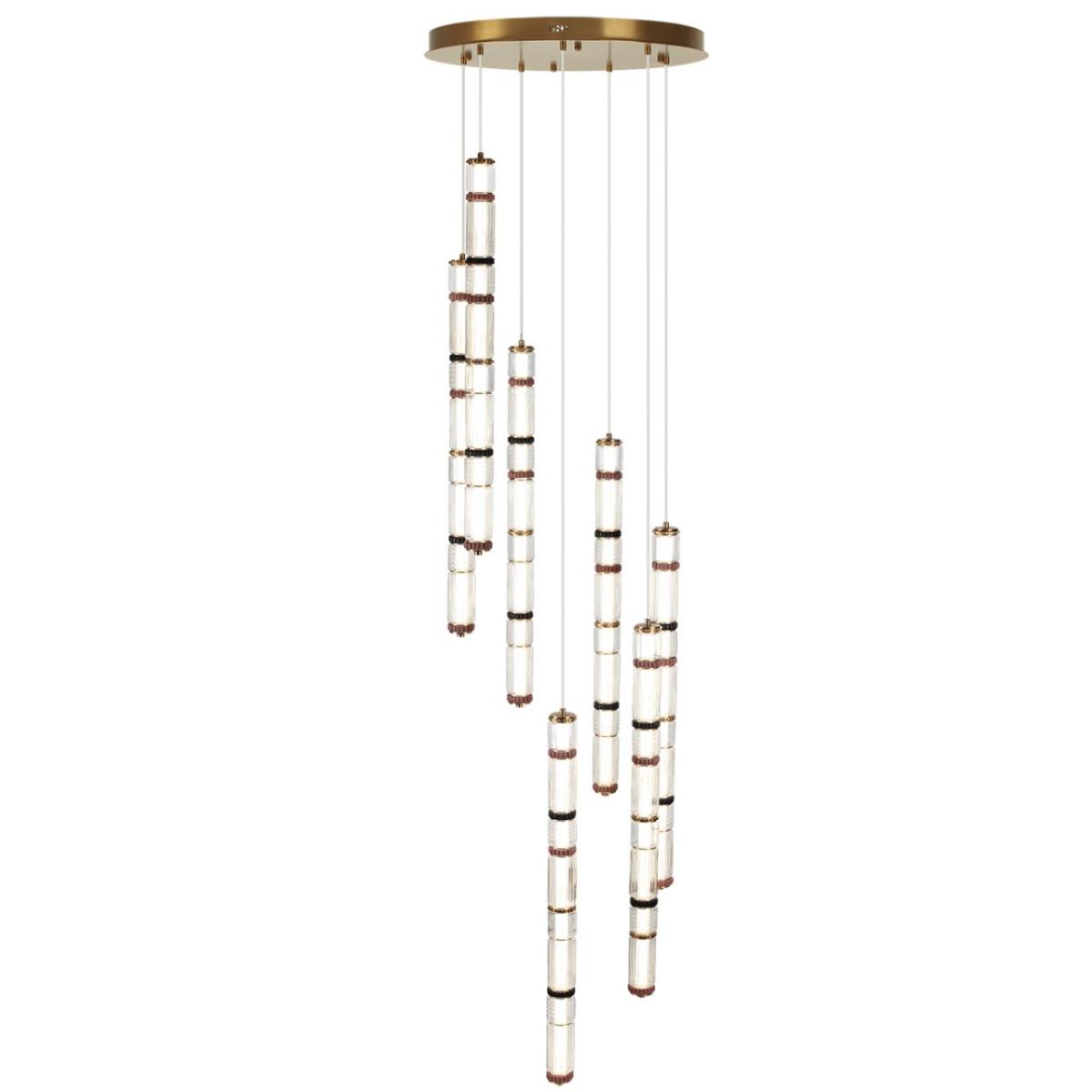 каскадная люстра odeon light l-vision collier 5455/210l