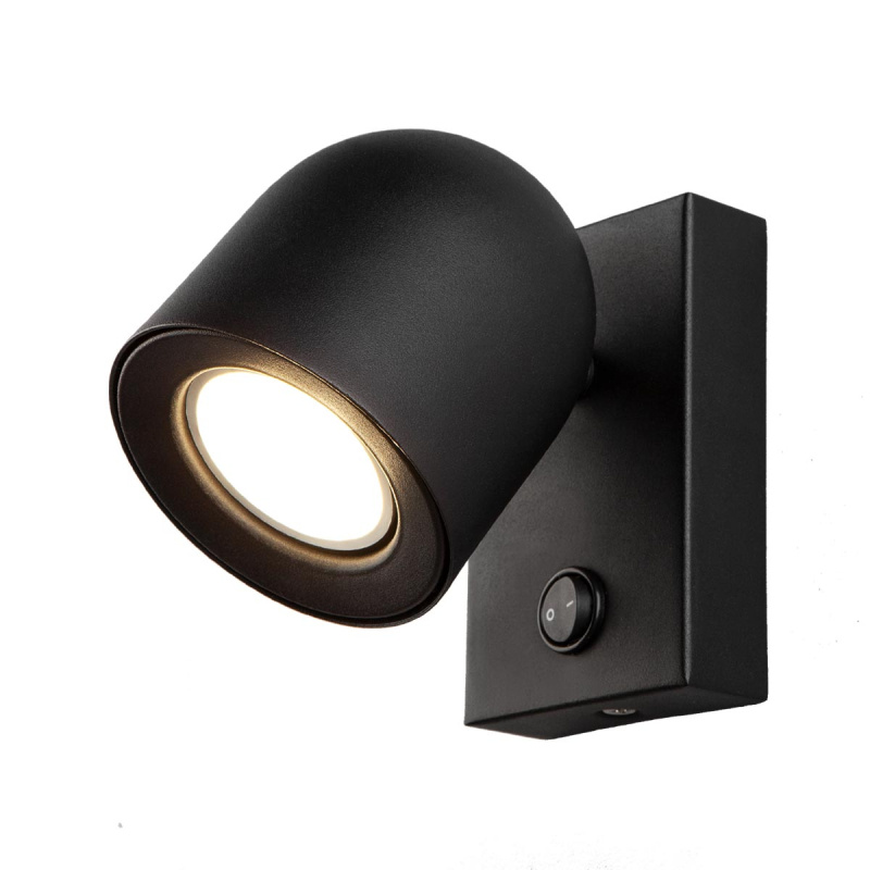 спот elektrostandard ogma gu10 sw mrl 1009 чёрный 4690389150050