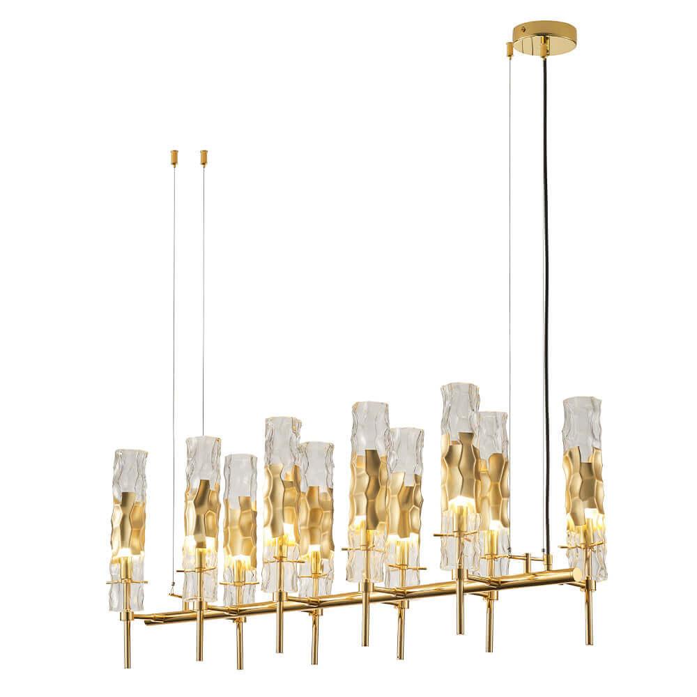 подвесная люстра crystal lux primavera sp10 gold