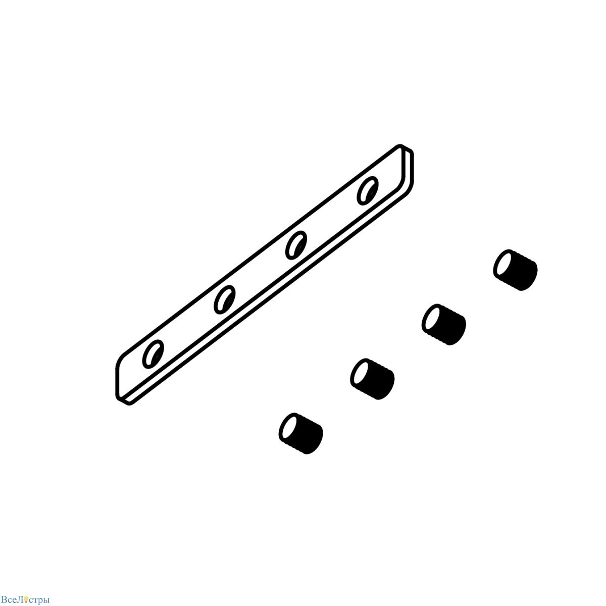 коннектор прямой favourite logica 1014-cp-001