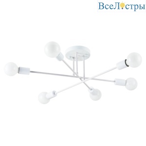 Потолочная люстра Arte Lamp Alastor A5435PL-6WH