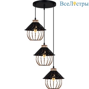 Подвесной светильник Reluce 02503-0.9-03 BK+GD