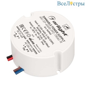 Драйвер Arlight ARJ-SP-40600-PFC-Triac-R 27-40V 24W IP44 0,6A 040965