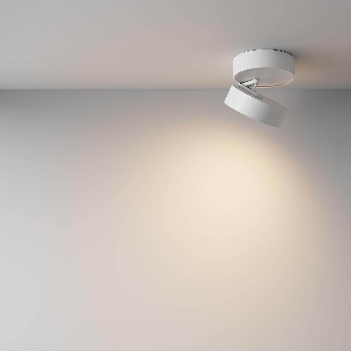 светодиодный спот maytoni onda c024cl-18w3k-w-1