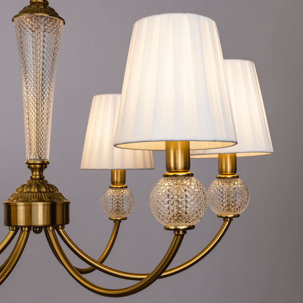 подвесная люстра arte lamp gracie a7301lm-6pb