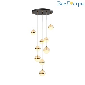Подвесная светодиодная люстра Maytoni Area MOD295PL-L120BBS3K