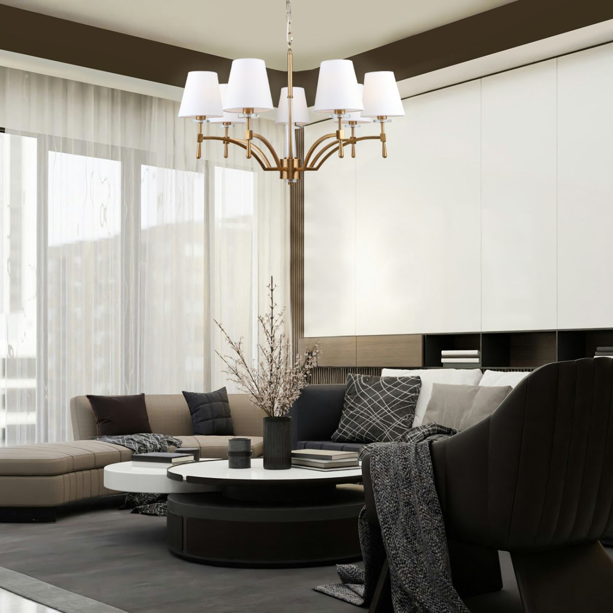 подвесная люстра escada suite 10163/7pl
