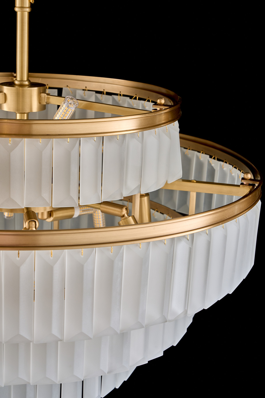 подвесная люстра mia le3014/600 brass