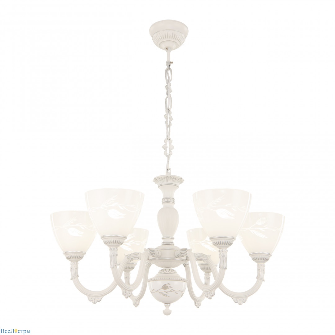 подвесная люстра arte milano 347837/6 wt+sl