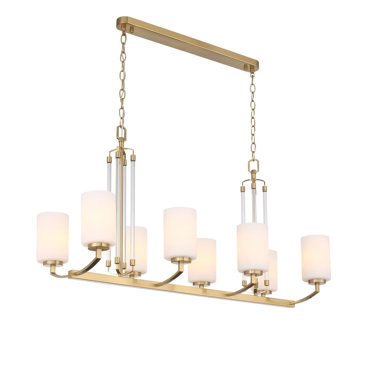 подвесная люстра  st luce опал sl1403.333.08